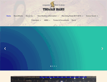 Tablet Screenshot of andersontrojanband.com